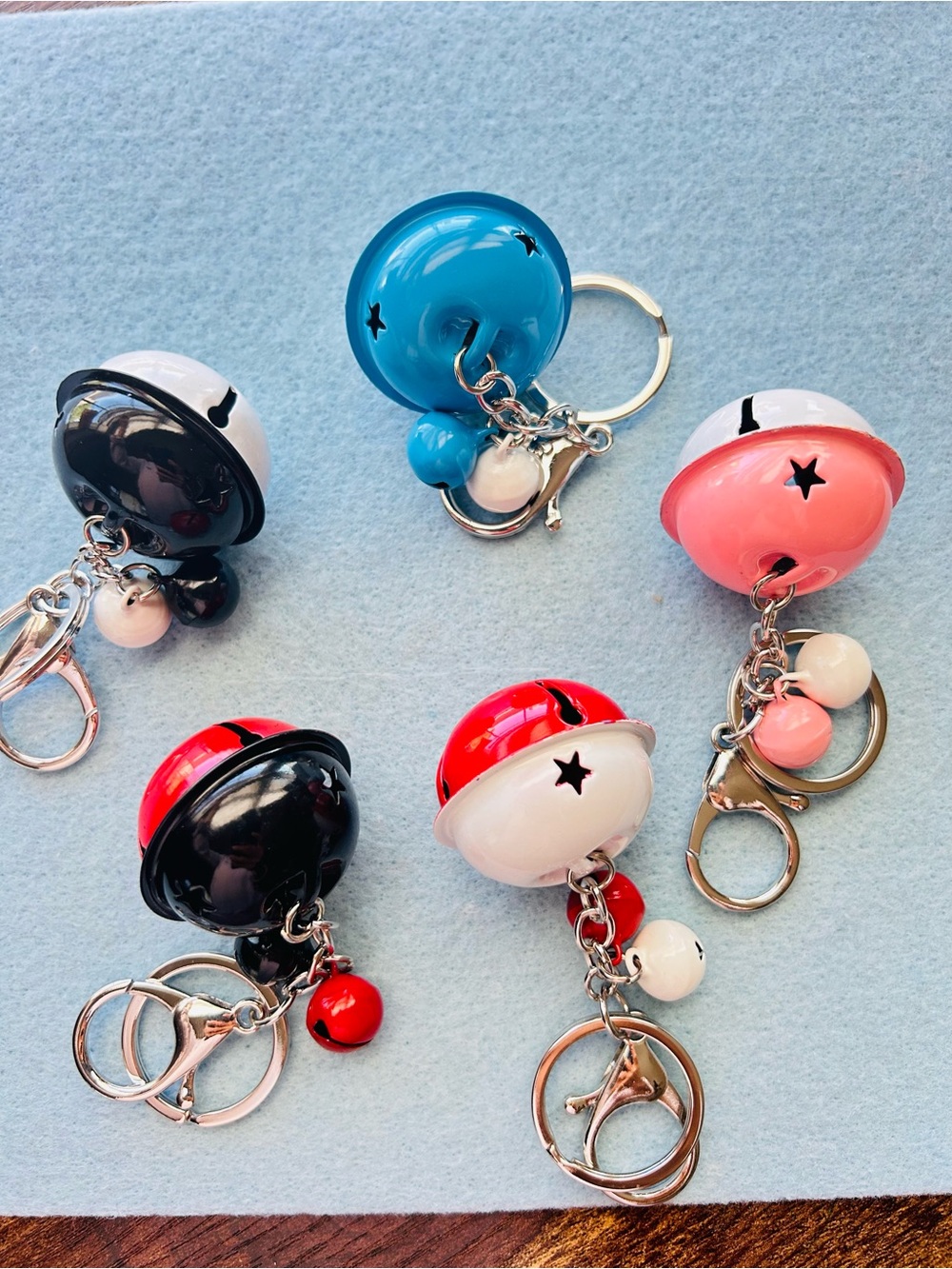 Jingle bell keychain, Keychain for bags,Keychain for keys,Cute keychain